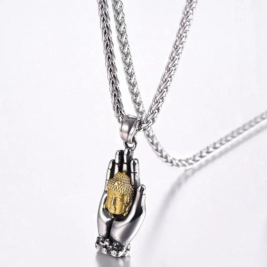 Golden Buddha Pendant - MANDOTOS