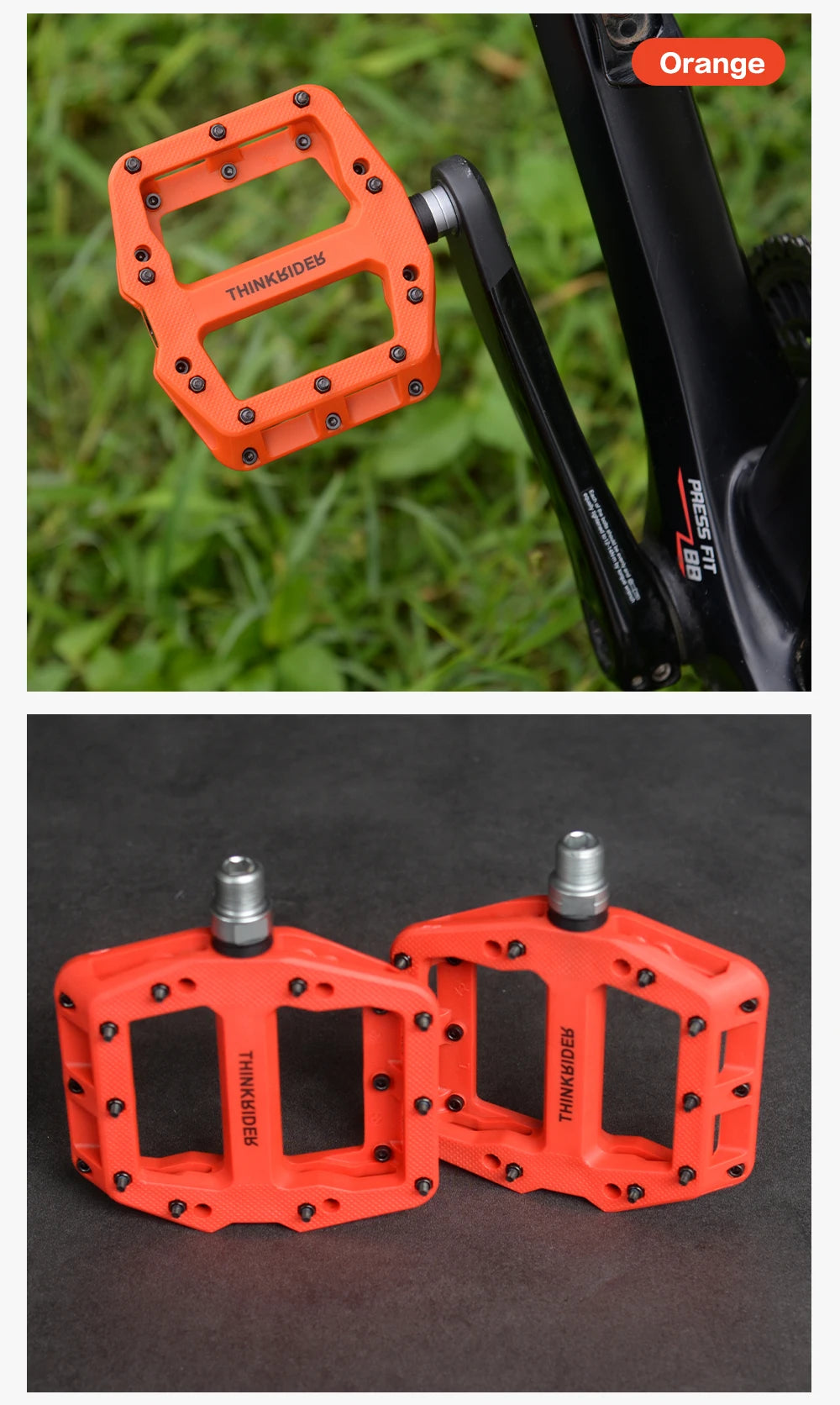Upgrade Your Ride with ThinkRider Flat Bike Pedals! Ultimate Durability & Performance 🚴♂️ - MANDOTOS