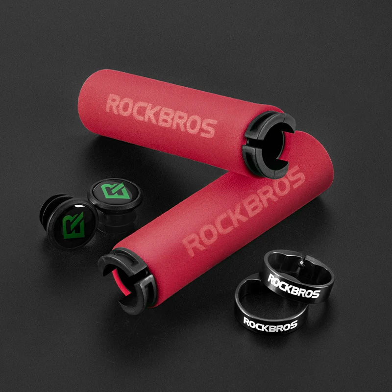 ROCKBROS Cycling Grips: Boost Ride Comfort & Control! - MANDOTOS