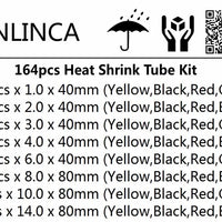 127-750pcs Heat-shrink Tubing Thermoresistant Tube Heat Shrink Wrapping Kit Electrical Connection Wire Cable Insulation Sleeving - MANDOTOS