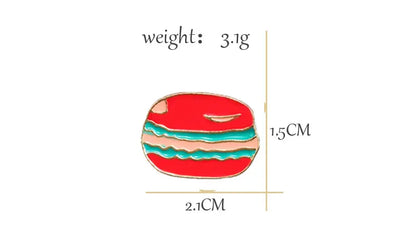 13 Style Snack Brooch Burger Pizza Chicken Drinks Coffee Popcorn French Fries Hot Dog Enamel Pins Food Brooche For Women Jewelry - MANDOTOS