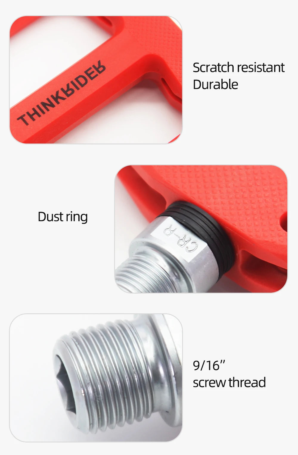 Upgrade Your Ride with ThinkRider Flat Bike Pedals! Ultimate Durability & Performance 🚴♂️ - MANDOTOS