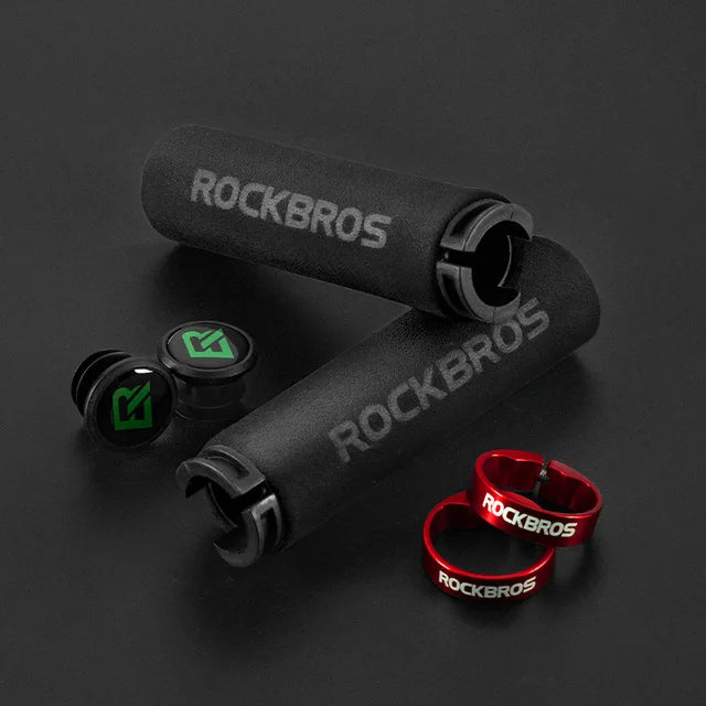ROCKBROS Cycling Grips: Boost Ride Comfort & Control! - MANDOTOS