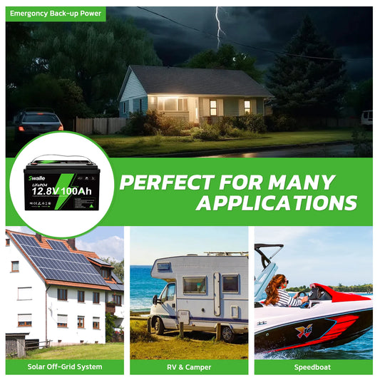 Wholesale 12V100ah 12 Volt 12v 100ah 200ah 300ah 400ah Lifepo4 Lithium Li Ion Iron Phosphate Solar Energy Storage Battery Pack - MANDOTOS