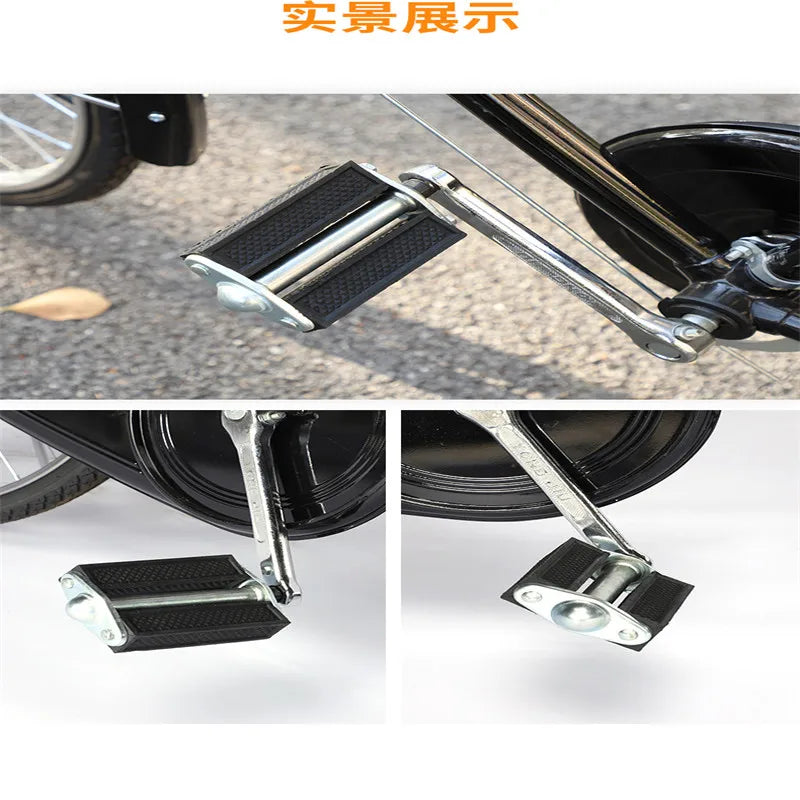 Vintage Old Style Bicycle Pedal, Traditional Retro Universal Tricycle, 26 Inch, 28 Inch