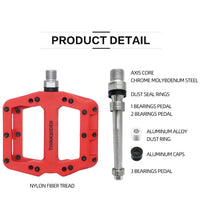 Upgrade Your Ride with ThinkRider Flat Bike Pedals! Ultimate Durability & Performance 🚴♂️ - MANDOTOS