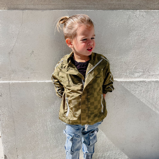 THE STORM RIDER WATERPROOF JACKET - ARMY GREEN