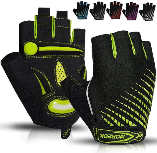 RideGuard Half Finger Cycling Gloves - MANDOTOS