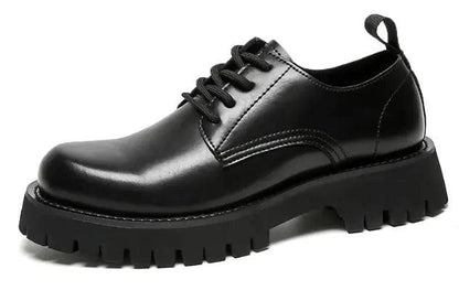 Men's Leather Thick Shoes - MANDOTOS