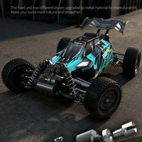 Teeggi 16101 /16102 PRO 1:16 High Speed RC Car With LED Light Drift 70KM/H 4WD RC Off-Road Car Monster Truck Toy For Kid Gifts - MANDOTOS