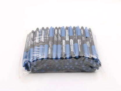 6PCs/Set Permanent Marker Pen Fine Point Waterproof Markers Thin Nib Crude Nib Black Blue Red Ink 1.5mm Fine Color Marker Pens