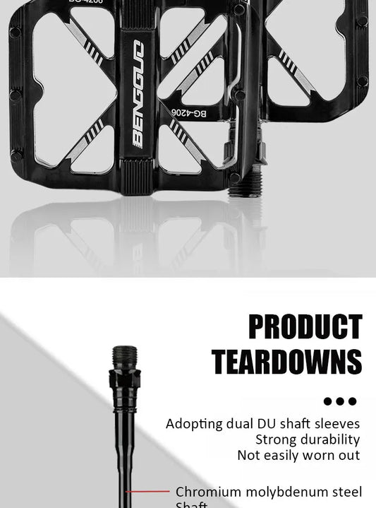 Lightweight Design Easy To Ride Bicycle Pedals Aluminum Alloy Material Suitable for Road Cycling Waterproof and Anti Slip
