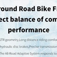 SAVA 2025NEW HAWKEYE SLR7 Carbon Fiber Road Bike with Shimano 105 DI2 R7170 Component Hydraulic Discs, Complete Adult Racing Set