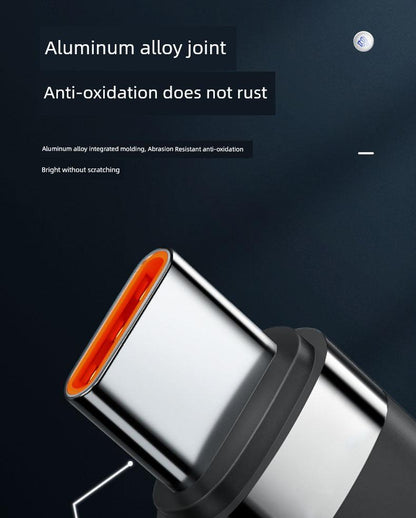 Double-Headed Typec Data Cable Mobile Phone Computer Car Universal Male-to-Male CTOC Flash Charging Cable 2 M Long Fast Charging - MANDOTOS