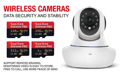 Original Flash Card 512GB Memory Card Large Capacity Micro TF Card 128GB 256GB High Speed SD Cards for PC/Phone/Camera/Mac - MANDOTOS