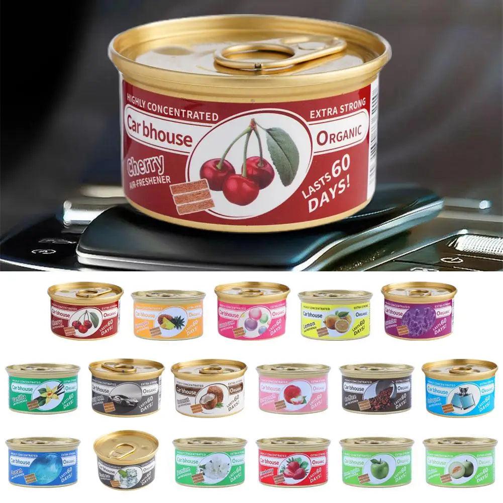 Car Air Freshener Bubble Gum Scent Organic Cans Odor Eliminator Essential Long-Lasting Strong Fragrance For Auto Home Closet - MANDOTOS