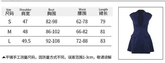 Townlike Pocket Elegant A-line Dress Women Mini 2024 Spring Summer Dress Deep V Neck Nightclub Sexy Party Dresses Vestidos - MANDOTOS