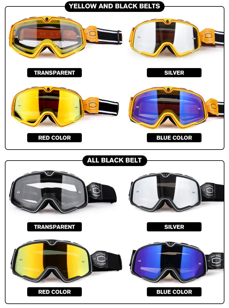 Retro Bicycles Goggles - Stylish, Functional, & UV Protection for All Seasons! 🚴♀️🕶️ - MANDOTOS