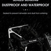 WEST BIKING Bicycle Pedals Sealed DU Bearing Nonslip Pedal Mountain Road Bike Cycling Alloy MTB Pedal Bicycle Accessories