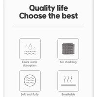 1 Pc Thickened Absorbent Bath Towel Soft Face Towel for Home