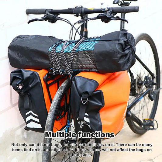 Cycling Cargo Rack Luggage Touring Carrier Racks Front Pannier Rack for Cycling Equipment Stand Footstock for Enhanced Stability - MANDOTOS