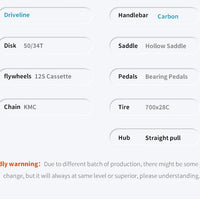 SAVA 2025NEW HAWKEYE SLR7 Carbon Fiber Road Bike with Shimano 105 DI2 R7170 Component Hydraulic Discs, Complete Adult Racing Set