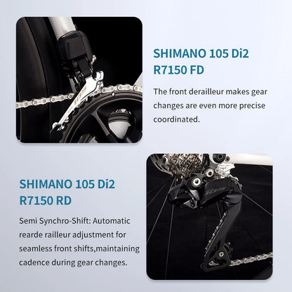 SAVA HAWKEYE Carbon Road Bike with SHIMAN0 105 7120 Kit T800 Carbon Road Bike Race Bike Aluminum Wheels