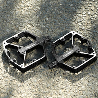 WEST BIKING Bicycle Pedals Sealed DU Bearing Nonslip Pedal Mountain Road Bike Cycling Alloy MTB Pedal Bicycle Accessories