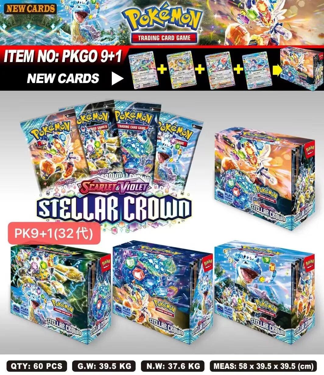 324 to 360 Piece Set Pokemon Cards Scarlet and Violet 151 Astral Radiance Evolutions Ultra Prism English Booster Battle Transaction Cards - MANDOTOS