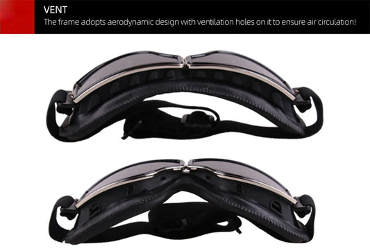 Retro Windproof Motorcycle Glasses - Enjoy the Open Road in Style! 🏍️ - MANDOTOS