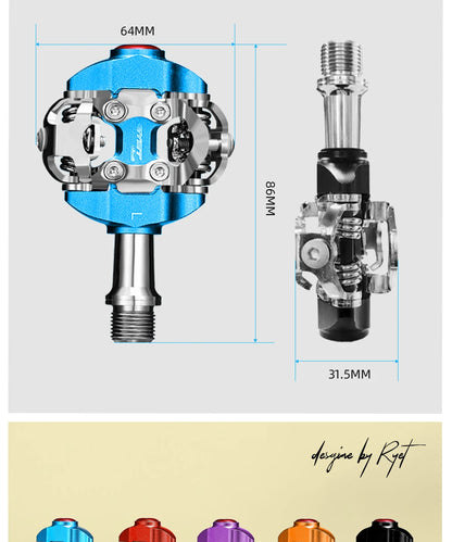 RYET MTB Clipless Pedals: Ultimate grip and control for your mountain biking adventures! 🚵🏼♂️ - MANDOTOS