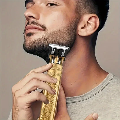 High-Power Electric Clippers Designed for Barbershops, Ideal for Shaving And Trimming with USB Charging. - MANDOTOS