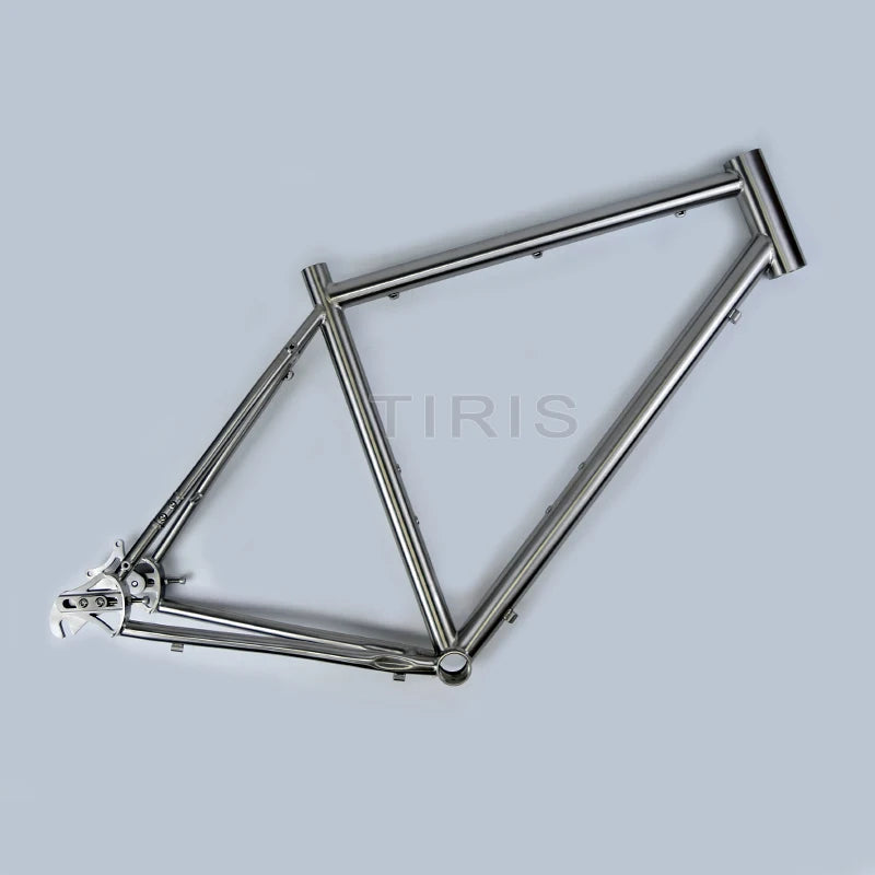 TIRIS-CRR8  Gravel Bike Frame, Sliding Dropout Gates, Belts Drive, Bicycle Framework, 700C 29 'Parts,Custom