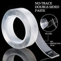 1/3/5m Nano Tape Double-Sided Adhesive Tape Traceless Waterproof Tape For Bathroom Kitchen Sink Tap Gel Sticker - MANDOTOS