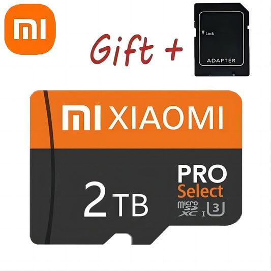 Original Xiaomi 2TB Micro TF SD Card Memory Card TF/SD 128GB 256GB 512GB 1TB Mini Memory Card Class 10 For Camera/Phone 2025 NEW - MANDOTOS
