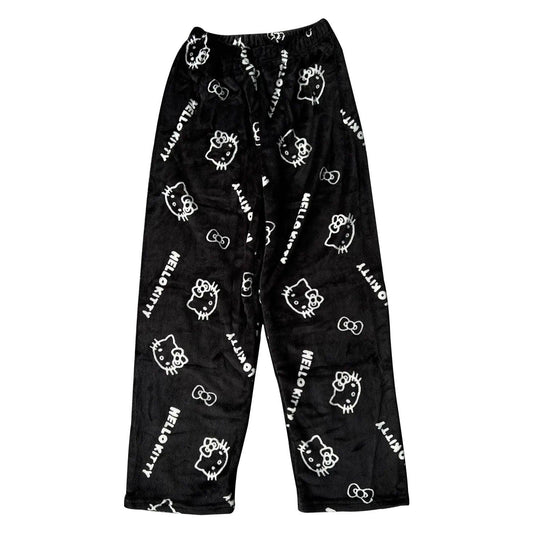 Y2K Hello Kitty Pajamas Pants Sanrio Anime Women's Pajama Pants Cartoon Couple Home Sleepwear Trousers Leisure Home Clothing - MANDOTOS