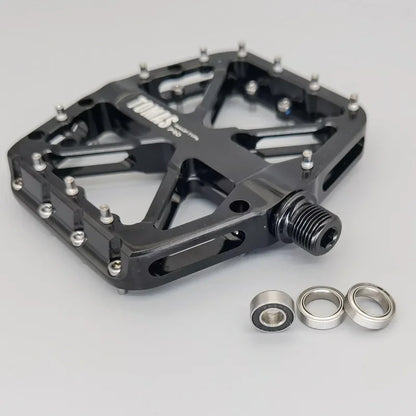 2025 New Bike Pedals  MTB Mountain Road Flat Non-slip CNC 3 Sealed Bearings Green Bicycle Pedals Route Cycling Accessories