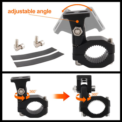 Motorcycle Crash Bars Foglights Mounting Bracket Motorbike Highway Bar Driving Light Mount Crash Bars Spotlight Mount Clamp