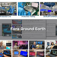 ZEUSLAP 15.6" FHD 100%sRGB 300Nits Ultra thin Back Stand Design Portable Monitor for Phone Gaming Laptop