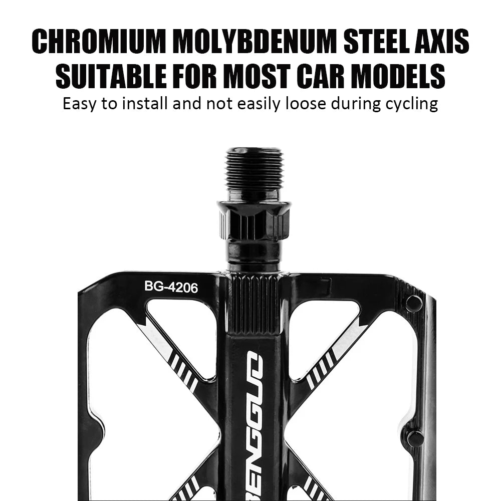 Lightweight Design Easy To Ride Bicycle Pedals Aluminum Alloy Material Suitable for Road Cycling Waterproof and Anti Slip