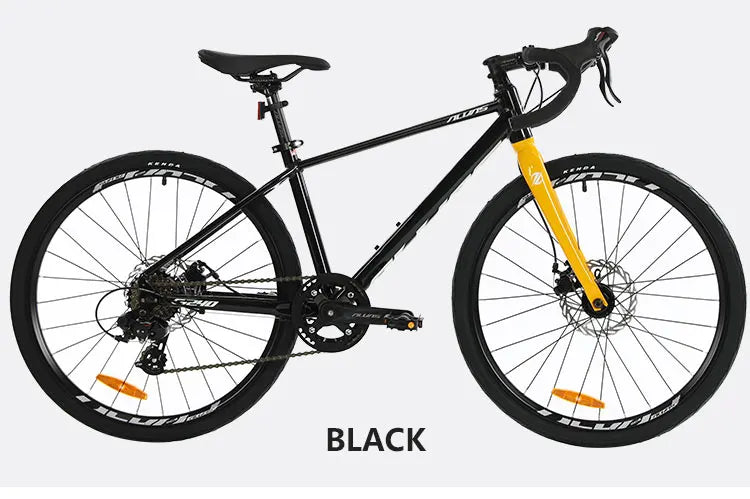 F, YUZE G240 7Speed Aluminum Disc Brake Bike Boy Girl Student Children Bicycle Teen Road bicicleta велосипед Handlebar 380mm