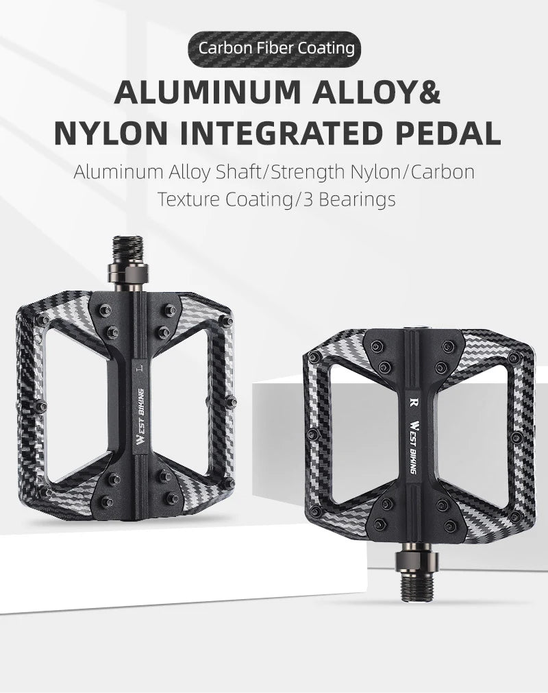 WEST BIKING MTB Ultralight Integrated Pedals - Enhance Your Cycling Experience! 🚴♂️ - MANDOTOS