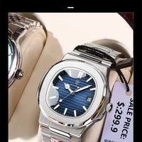 POEDAGAR Top Luxury Brand Man Watch Sports Waterproof Luminous Date Men Wristwatch Square Dial Quartz Men's Watches High Quality - MANDOTOS