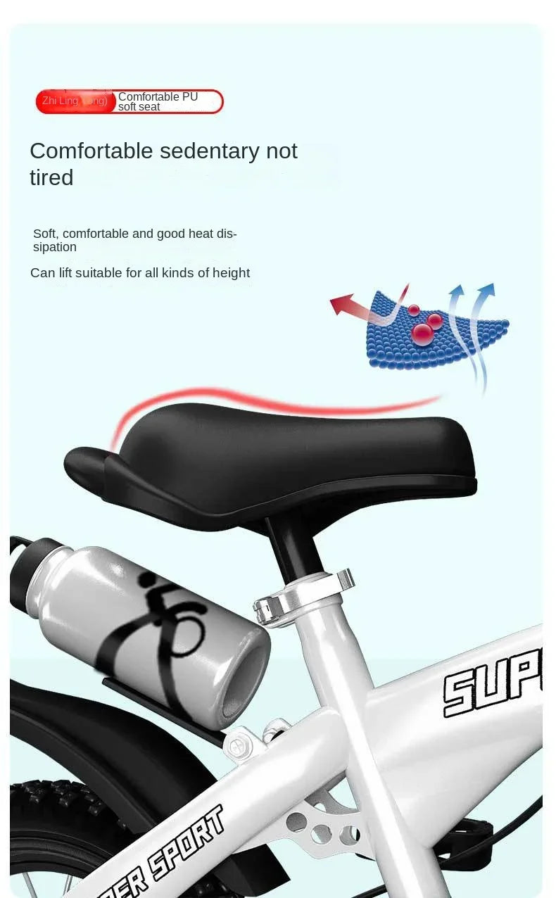 Children's Bicycles for Boys Aged 3-10 Years Old Children Girls Children's Bicycles with Flashing Auxiliary Wheels