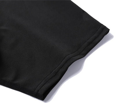 Men's Print Compression Shirts Summer Short Sleeve Rash Guard Gym Workout T-shirt Athletic Quick Dry Baselayer Undershirts Tops - MANDOTOS