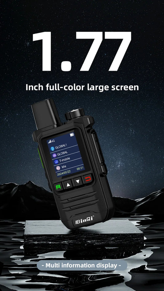 BINQI-K6 GXINPOC Platform Global -4G POC walkie talkie, 5000kilometers remote , global policecivilian fleet walkie talkie(free) - MANDOTOS
