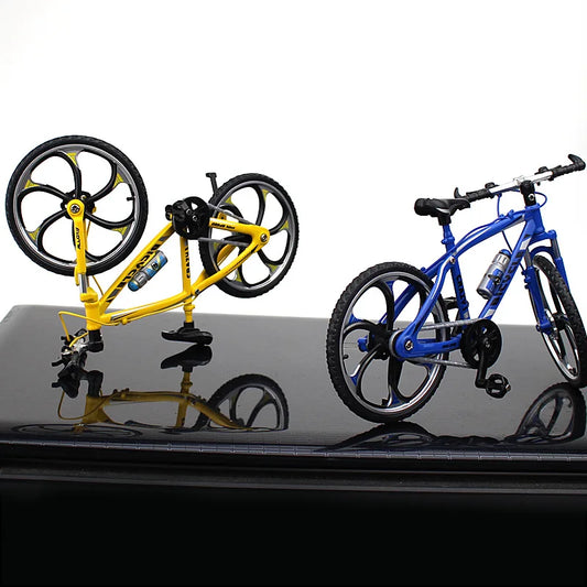 Creative Alloy Bicycle Model Ornament Mini Metal Bike Toy Collectible