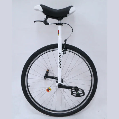 28" Unicycle with Brakes, Extra Large Heavy Duty Men Teens Boys Balance Bike, for Tall People Height 160-195Cm /63"-77"