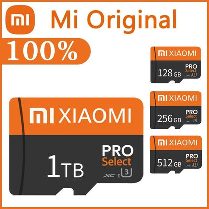 Original Xiaomi 2TB Micro TF SD Card Memory Card TF/SD 128GB 256GB 512GB 1TB Mini Memory Card Class 10 For Camera/Phone 2025 NEW - MANDOTOS