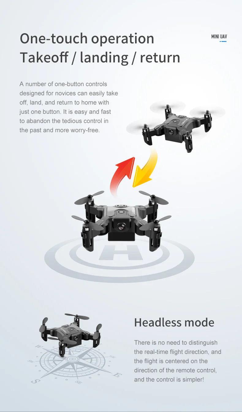 Xiaomi V2 Mini Drone Professional HD Camera 5G Wifi FPV Air Pressure Altitude Hold Foldable Quadcopter RC Drone Toys New UAV - MANDOTOS